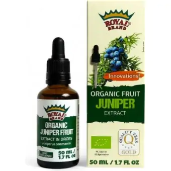 Ekstrakt z owoców jałowca w kroplach BIO 50ml Royal Brand cena 69,79zł