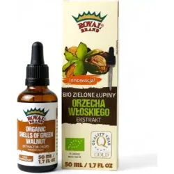Ekstrakt z zielonych łupin orzechów włoskich w kroplach BIO 50ml Royal Brand cena 69,70zł