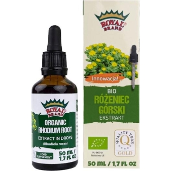 Ekstrakt z różeńca górskiego w kroplach BIO 50ml Royal Brand cena 63,79zł