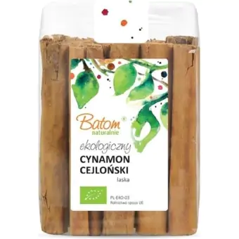 Cynamon cejloński laski BIO 125g Batom cena 31,99zł