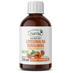 Kurkumina Liposomalna standaryzowana ekstrakt 95% kurkuma 250ml NatVita cena 89,00zł