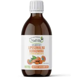 Kurkumina Liposomalna standaryzowana ekstrakt 95% kurkuma 250ml NatVita cena 89,00zł