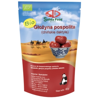 Głożyna Pospolita suszona BIO 180g Solida Food cena 21,49zł
