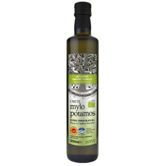 Oliwa z oliwek Extra Virgin niefiltrowana PDO Kreta BIO 500ml Mylopotamos cena 31,39zł