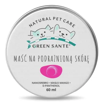 Green Sante naturalna maść na Podrażnioną skórę dla psa i kota 60ml cena 38,90zł
