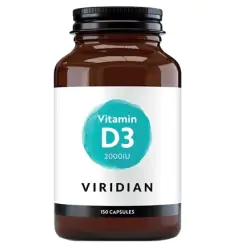 Viridian Witamina D3 2000IU 150kapsułek cena 173,90zł