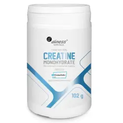 Aliness Creatine monohydrate monohydrat kreatyny proszek bezsmakowy proszek 102g cena 79,90zł