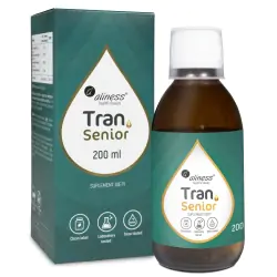 Aliness Tran (olej z dorsza) SENIOR + D3 4000 IU płyn 200ml cena 69,90zł