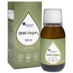 Aliness Vegan Omega 3 DHA płyn 100ml cena 99,90zł