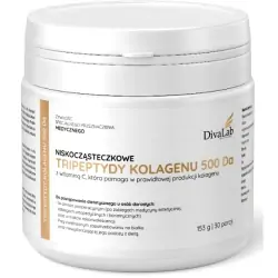 DivaLab Tripeptydy Kolagenu 500 Da wołowy żywność medyczna 30porcji 153g cena 128,90zł