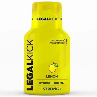 Legal Kick Lemon limonka STRONG+ 650mg płyn 100ml Strong Hemp cena 59,00zł