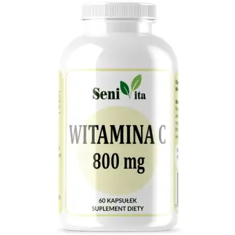 Witamina C 800 mg 60kapsułek SeniVita cena 19,90zł