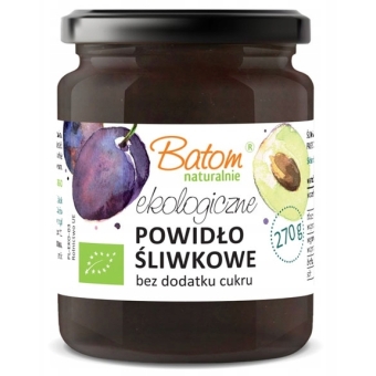 Batom Powidło śliwkowe 100% bez cukru ekologiczne powidła 270g cena 26,90zł