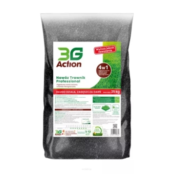 Nawóz do trawników specjalistyczny 4w1 Eco 25kg 3G Action cena 260,89zł