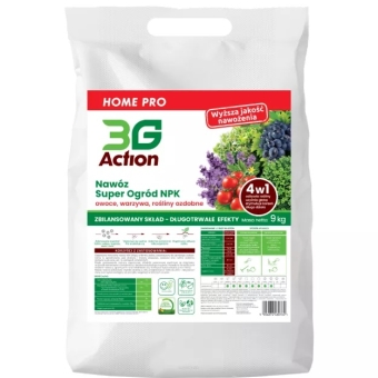 Nawóz do owoców, warzyw i roślin ozdobnych 4w1 Eco 9kg 3G Action cena 110,85zł