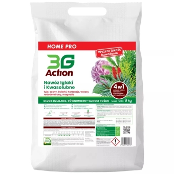 Nawóz do roślin iglastych i kwasolubnych 4w1 Eco 9 kg 3G Action cena 110,85zł