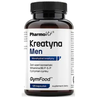 Kreatyna Men 125 kapsułek Pharmovit cena 41,90zł