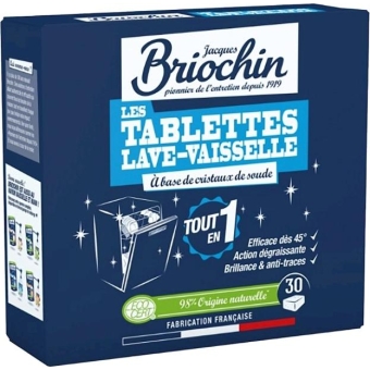 Tabletki do zmywarek silnie odtłuszczające ECO 30 sztuk Briochin cena 37,00zł