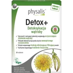 Physalis Tabletki na detoksykację wątroby 30 tabletek cena 39,00zł