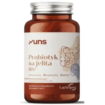 UNS Probiotyk na jelita IBS 30kapsułek cena 54,90zł