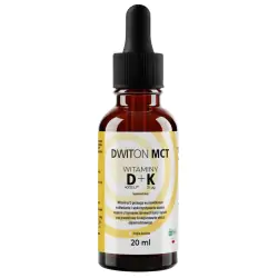 DWITON D3 4000 IU + K2 MK-7 na oleju z kokosa krople 20ml Ekototu  cena 69,00zł