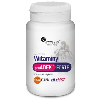 Aliness Witaminy ProADEK Forte 60kapsułek cena 64,90zł