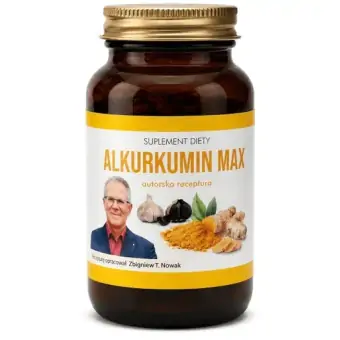 Alkurkumin MAX 60kapsułek Zbigniew T. Nowak cena 74,00zł