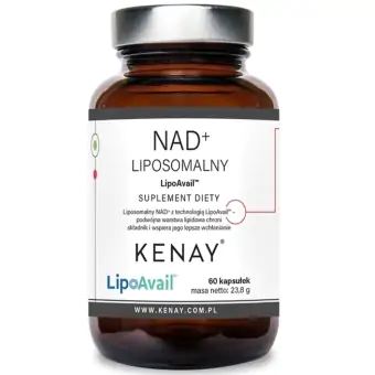 Kenay NAD+ liposomalny LipoAvail 60kapsułek cena 152,90zł