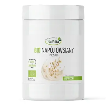 Napój owsiany ekologiczny SuperFood Vegan w proszku 250g NatVita cena 29,90zł