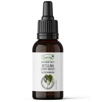 Betulina z kory brzozy ekstrakt krople 30ml NatVita cena 149,00zł