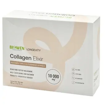 Biowen Collagen Elixir 10000mg kolagen rybi 30saszetek cena 152,00zł