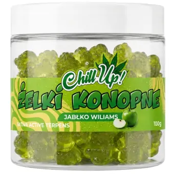 Żelki konopne Chill UP! Jabłko Williams 100g cena 54,90zł