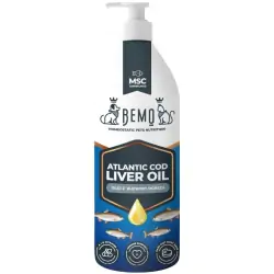 BEMO Atlantic Cod Liver Oil tran z wątroby dorsza dla psa i kota 1000ml cena 129,00zł