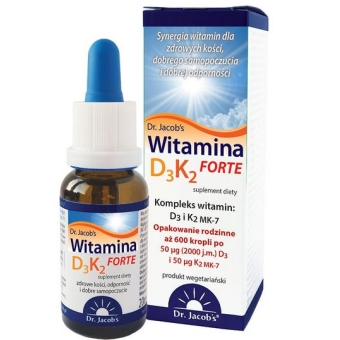 Dr Jacobs witamina D3 K2 Forte 20ml cena 79,49zł