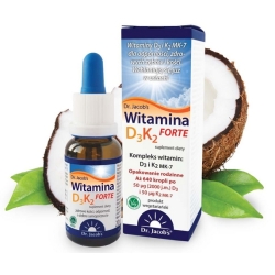 Dr Jacobs witamina D3 K2 Forte 20ml cena 79,49zł