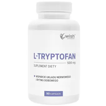 L-Tryptofan 500mg 90kapsułek Wish Pharmaceutical cena 35,90zł