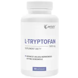 L-Tryptofan 500mg 90kapsułek Wish Pharmaceutical cena 35,90zł