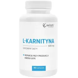 L-Karnityna 600mg 90kapsułek Wish Pharmaceutical cena 39,00zł