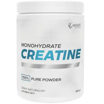 Kreatyna Creatine Monohydrat kreatyny proszek 500g Wish Pharmaceutical cena 29,00zł