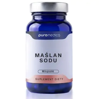 Puromedica Maślan sodu 600mg  90kapsułek cena 60,00zł