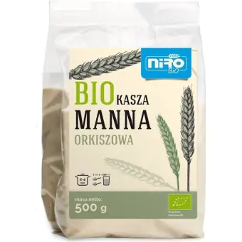 Kasza manna orkiszowa jasna BIO 500g Niro cena 12,89zł