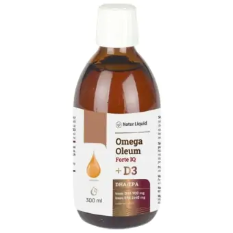 Omega Oleum Forte IQ+D3 płyn 300ml NaturDay cena 179,00zł