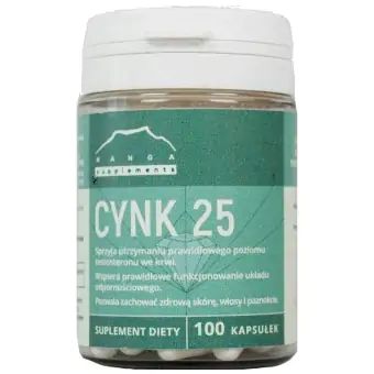 Nanga Pikolinian cynku 125mg 100kapsułek cena 34,75zł