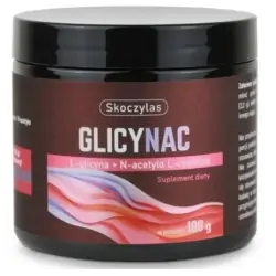 Skoczylas GlicyNAC L-glicyna N-acetylo L-cysteina proszek 100g cena 35,90zł