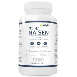 Pastylki do ssania Na sen o smaku mięty pieprzowej 60pastylek Wish Pharmaceutical cena 32,50zł