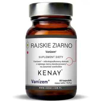 Kenay Rajskie ziarno Vanizem 60kapsułek cena 61,90zł