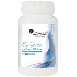 Aliness Cytrynian Potasu 300mg 100tabletek cena 26,90zł