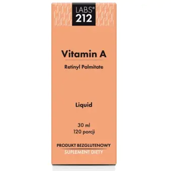 LABS212 Witamina A 30ml cena 51,90zł