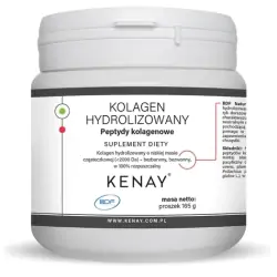 Kenay Kolagen hydrolizowany typu I (rybi) peptydy kolagenowe proszek 165g cena 59,00zł