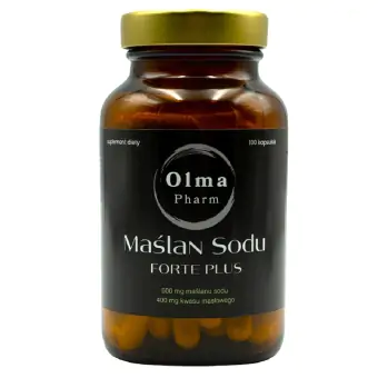 Olma Pharm Maślan sodu Forte Plus 100 kapsułek cena 46,85zł